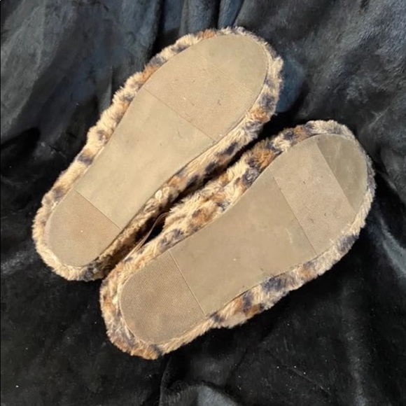 Sandals Slippers slip in slide sling fur animal prints - Picture 7 of 11